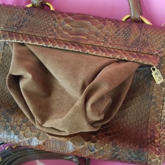 Besozzi Franco 100% Phyton bag Made in Italy - Picture 4 of 12